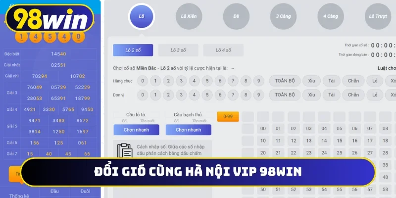 Đổi gió cùng Hà Nội VIP 98WIN