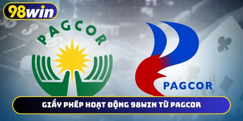 Giấy phép hoạt động 98WIN từ PAGCOR