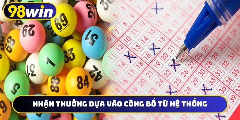 Nhận thưởng dựa vào công bố từ hệ thống