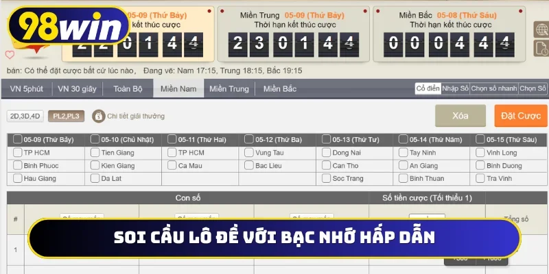 Soi cầu lô đề với bạc nhớ hấp dẫn