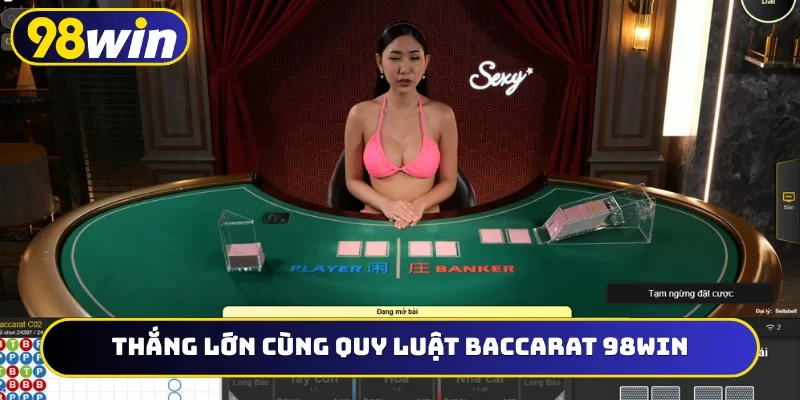 Thắng lớn cùng quy luật baccarat 98WIN
