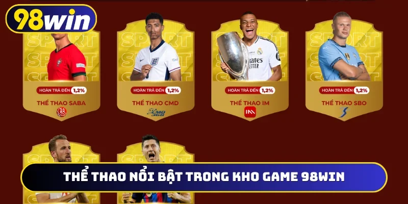 Thể thao nổi bật trong kho game 98WIN