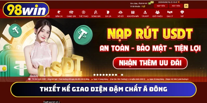 Thiết kế giao diện đậm chất Á Đông